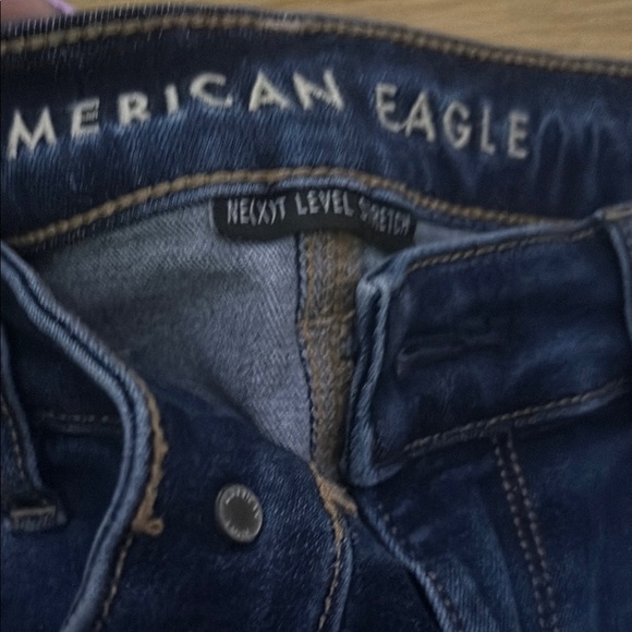 American Eagle Outfitters Blue Ankle Cropped Jeans - Picture 2 of 6